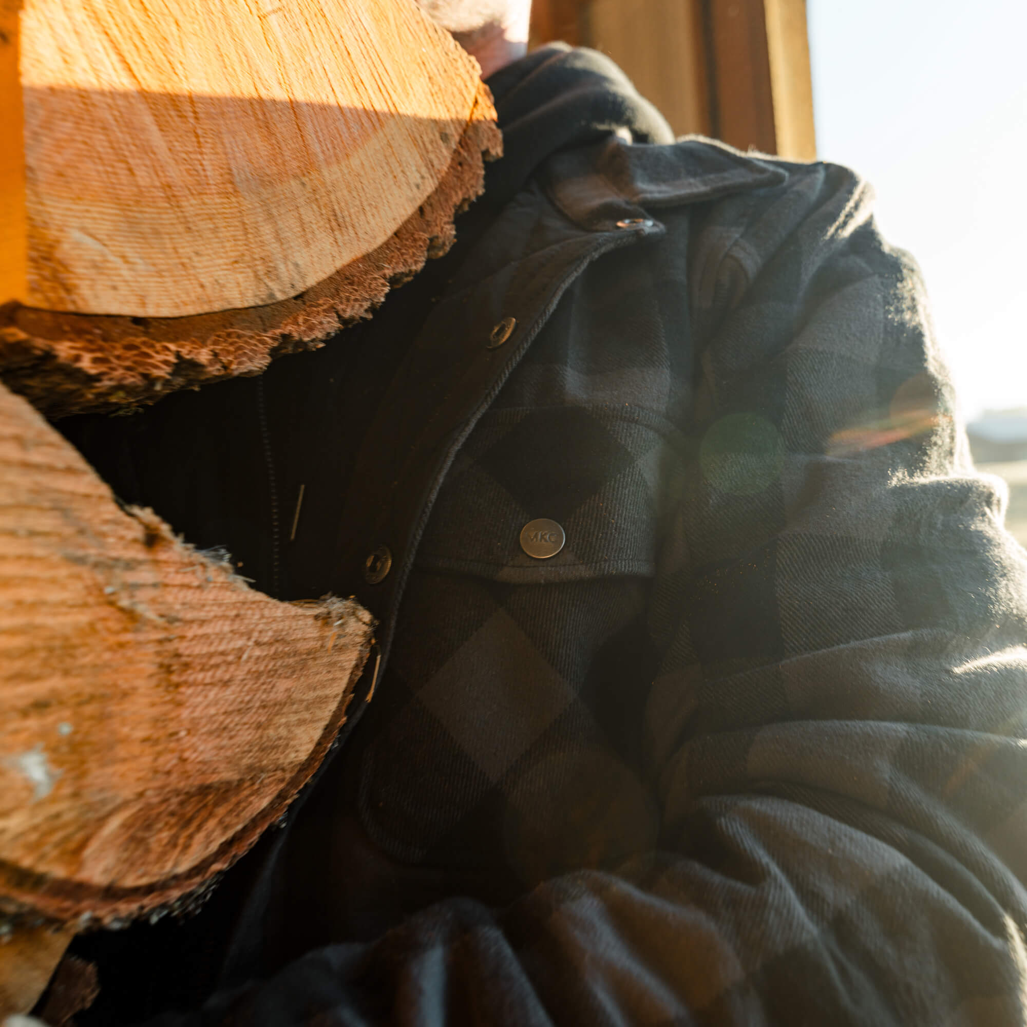 BIG TIMBER HOODED FLANNEL - GREY