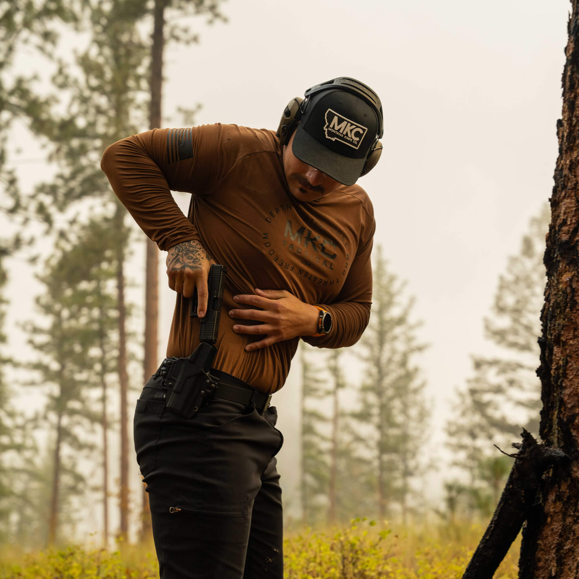 TACTICAL LIGHTWEIGHT BAMBOO HOODIE - COYOTE