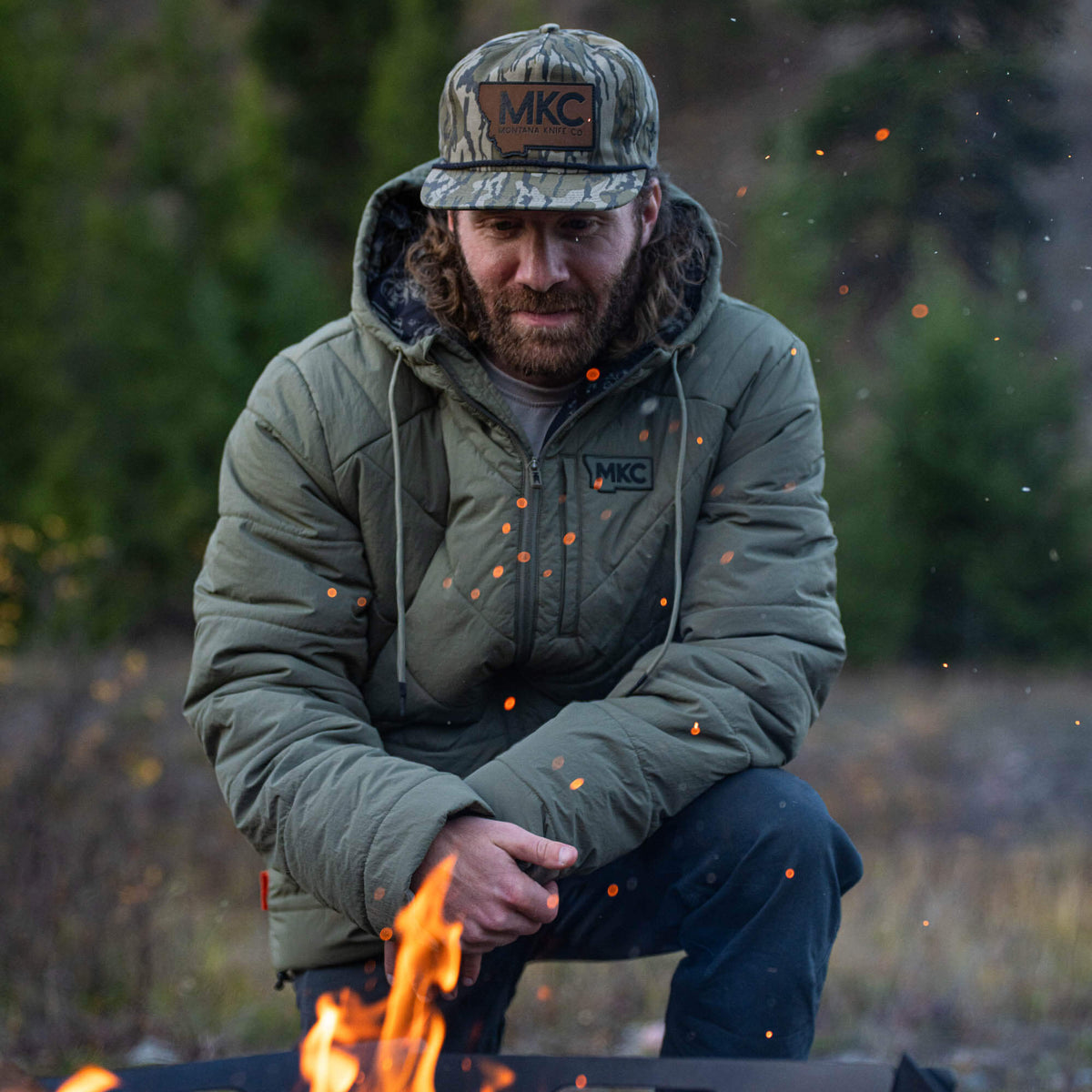 GRINNELL PUFFY ZIP JACKET 2.0 - OLIVE