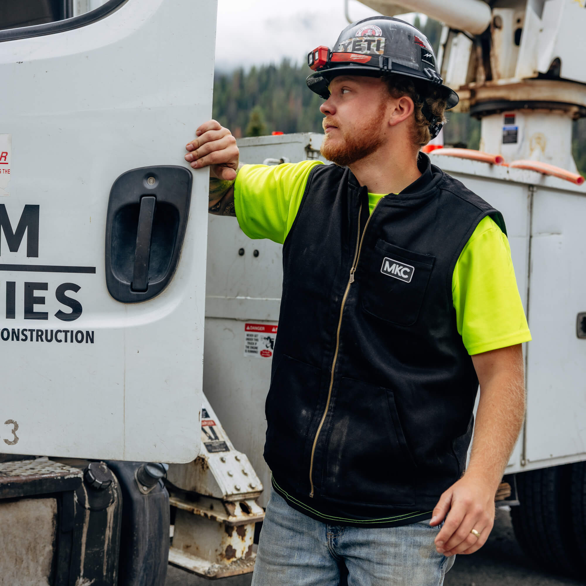 MKC CANVAS WORK VEST - BLACK