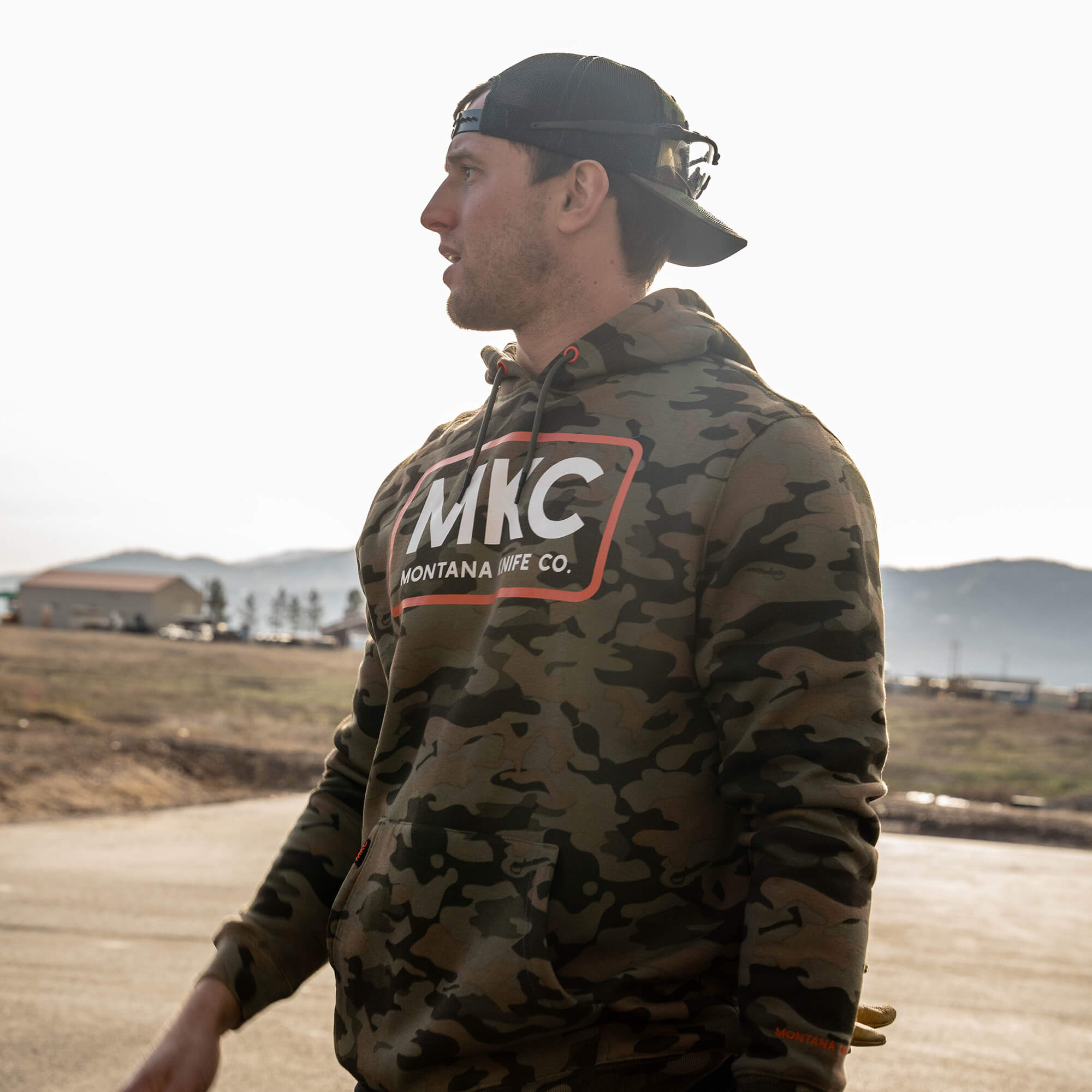 MKC FLEECE HOODIE - VINTAGE WOODLAND CAMO
