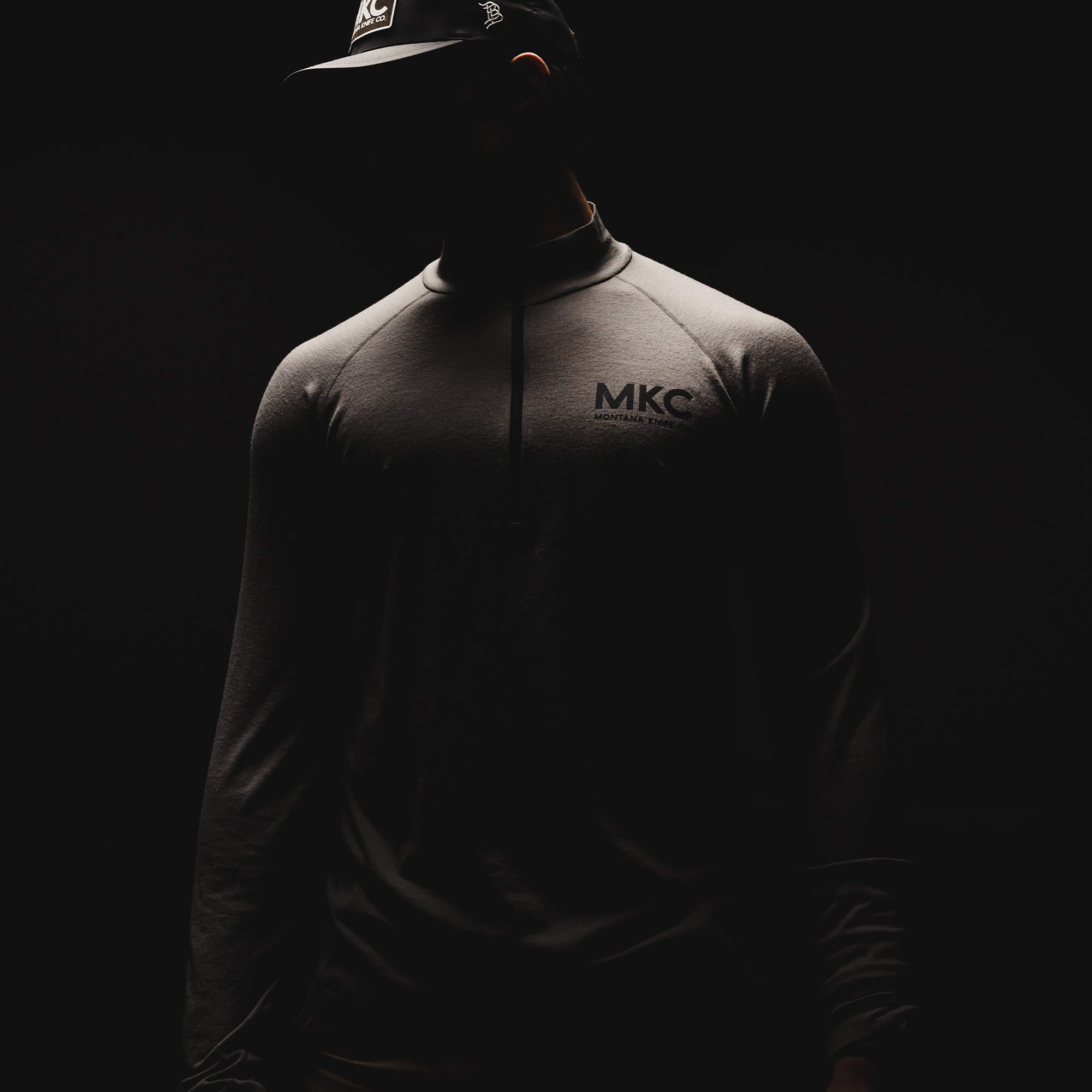 RANGE LINE PRO QUARTER ZIP - CHARCOAL