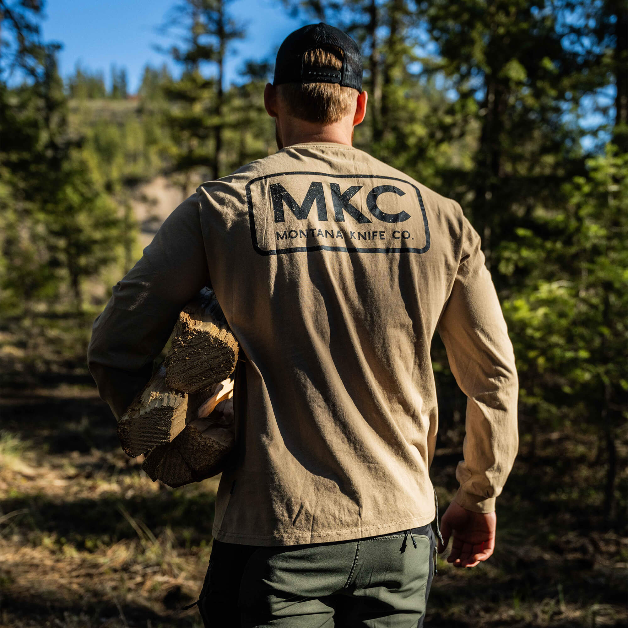 MKC STONEWASH LONG SLEEVE - QUICKSAND