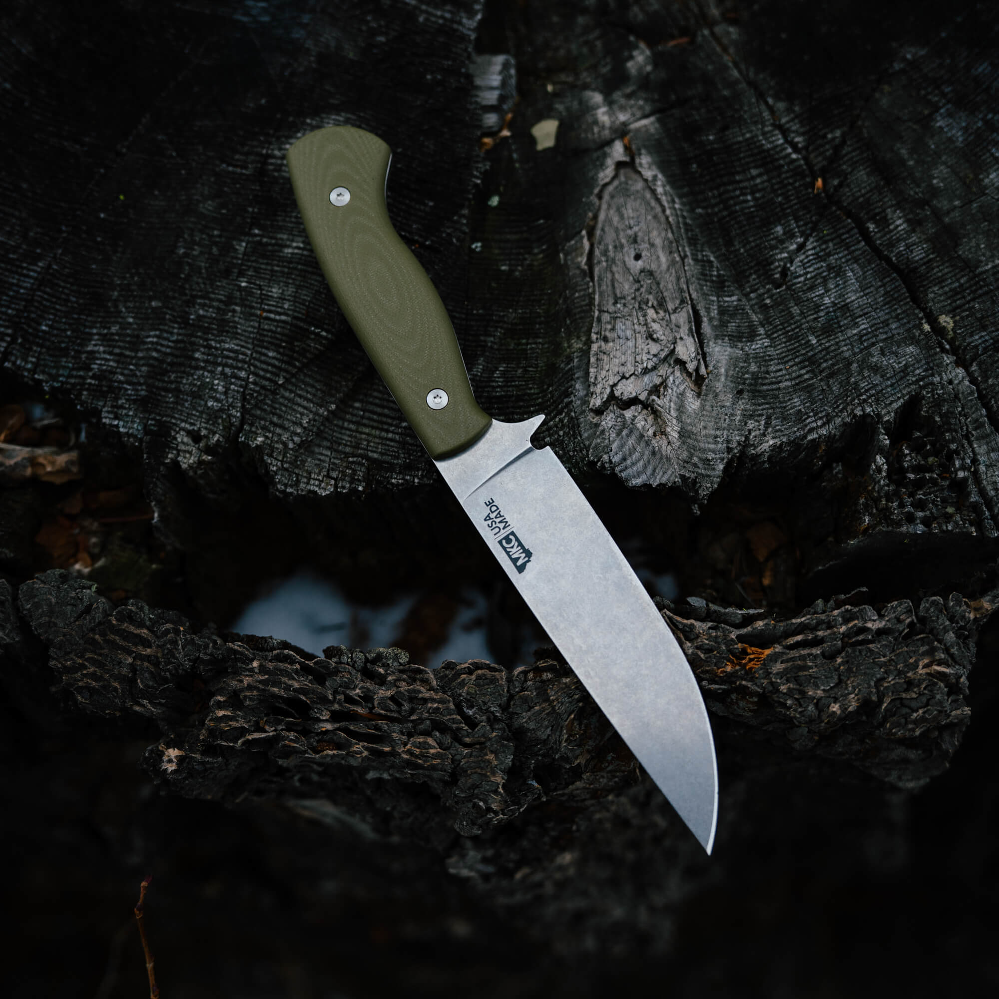 MAGNACUT SUPER CUB - DROP POINT HUNTER - OLIVE