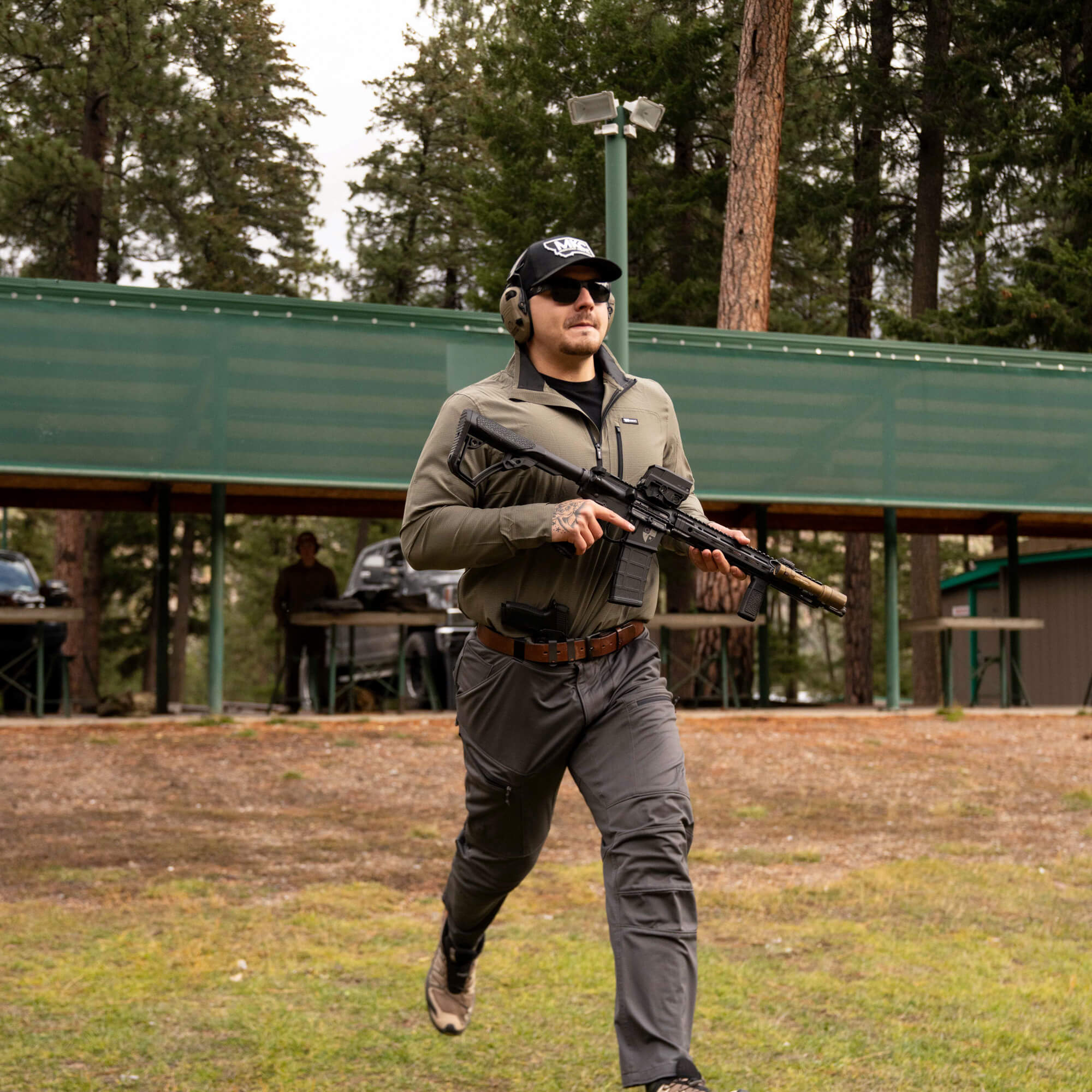 TACTICAL AIRLITE HALF-ZIP - OD GREEN