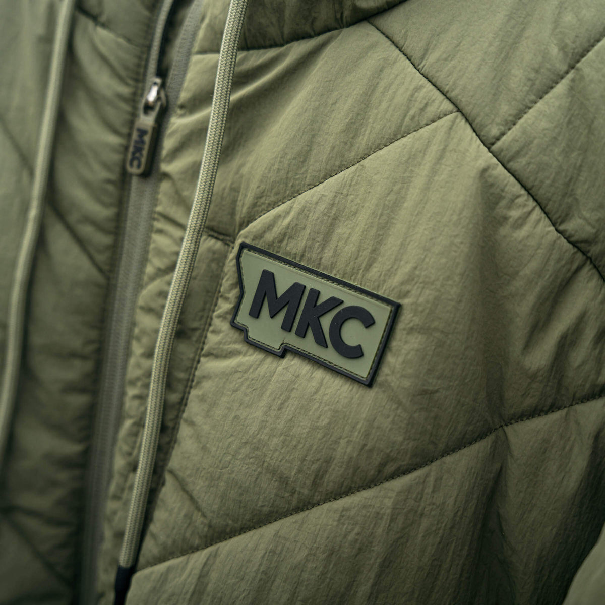 GRINNELL PUFFY ZIP JACKET 2.0 - OLIVE