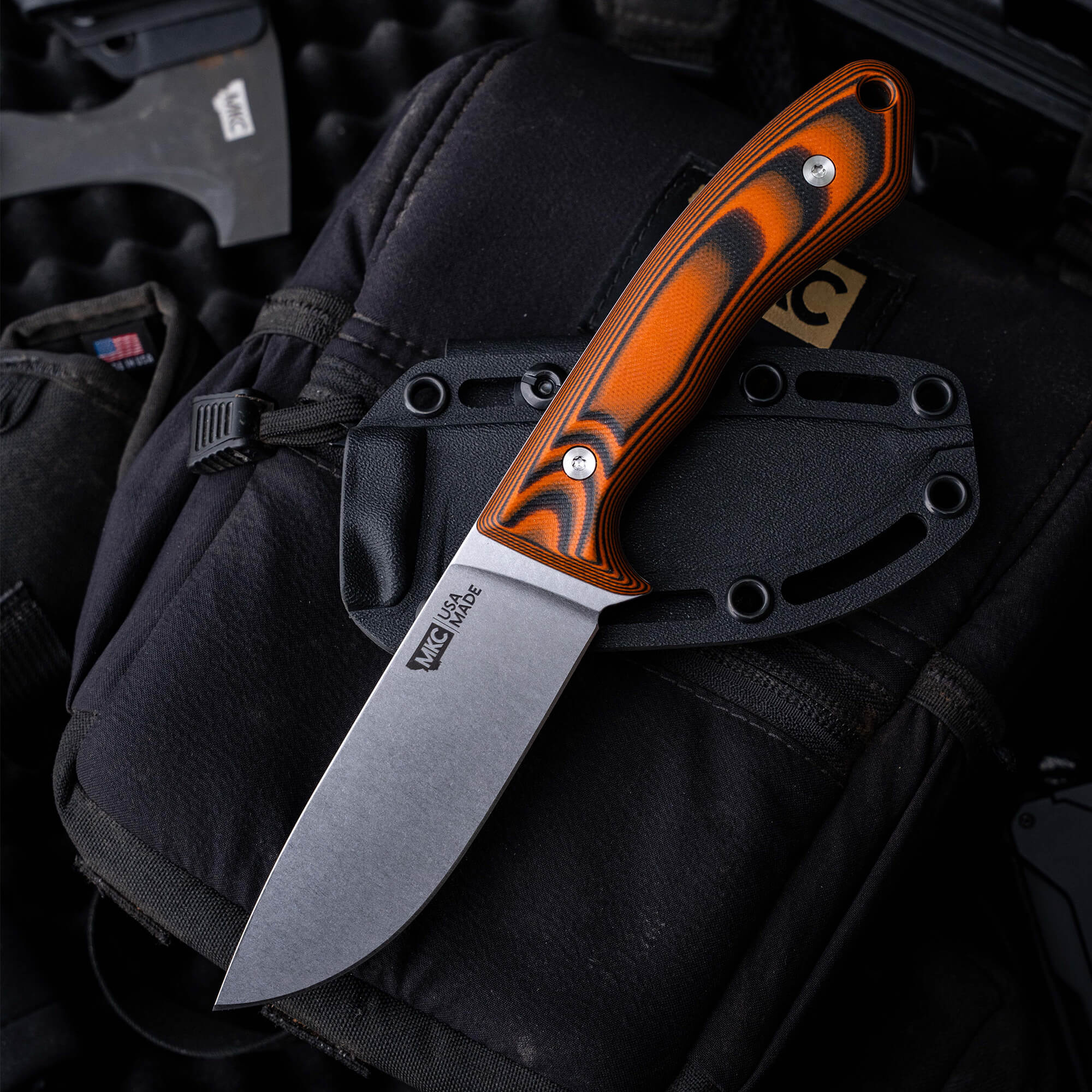 MULE DEER - ORANGE & BLACK