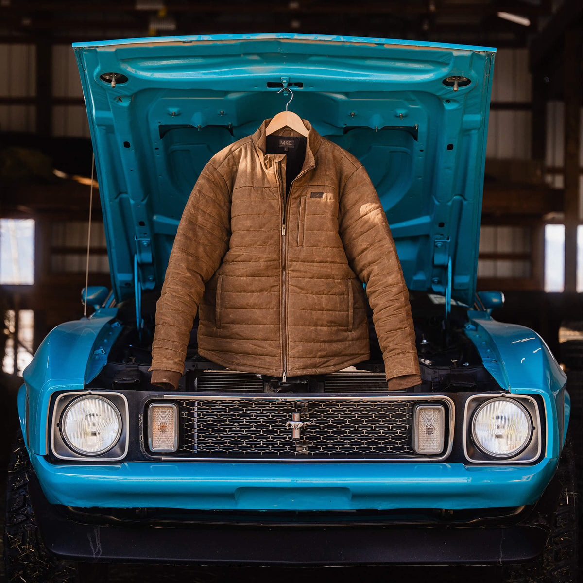 WHITEFISH WAXED CANVAS PUFFY JACKET