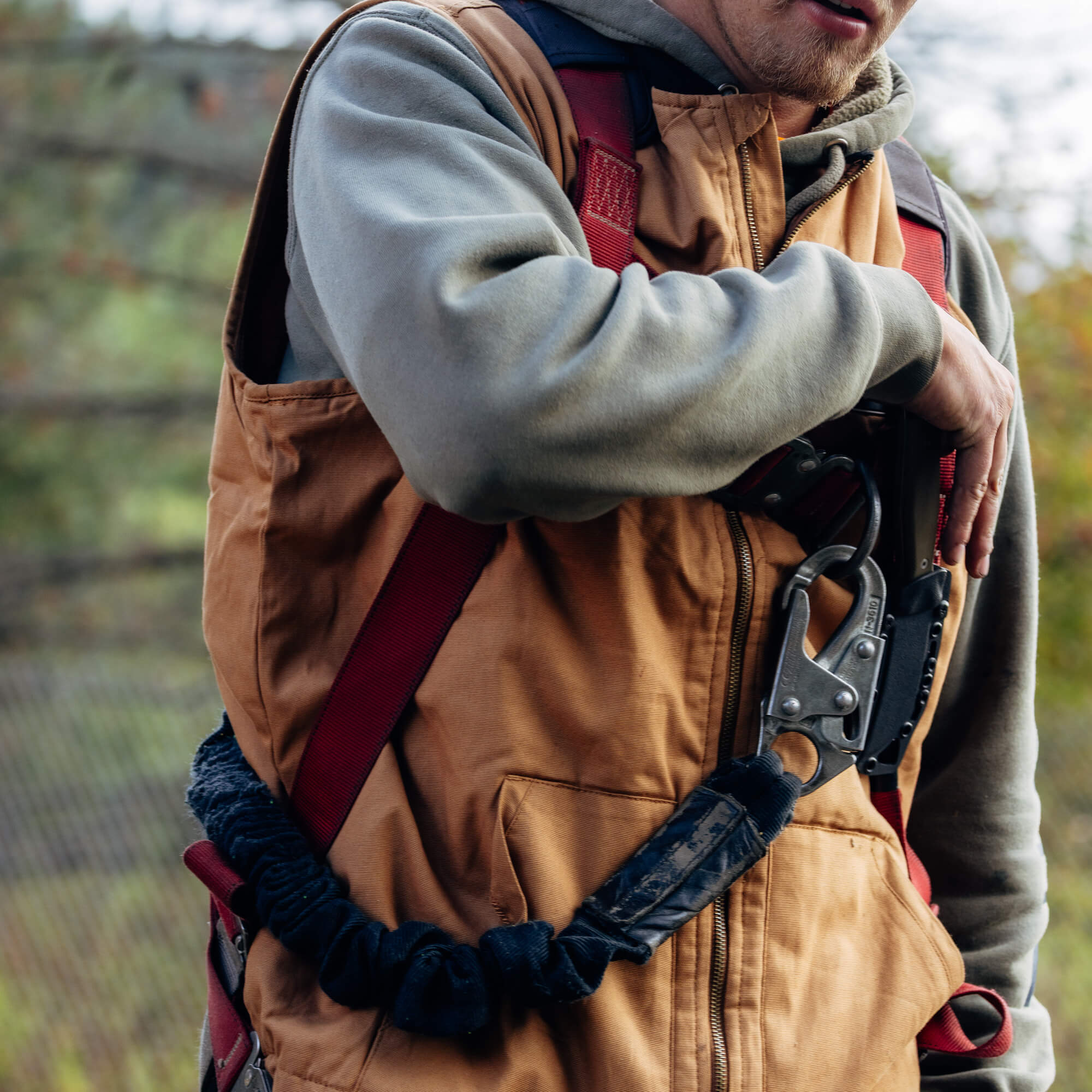 MKC CANVAS WORK VEST - TAN