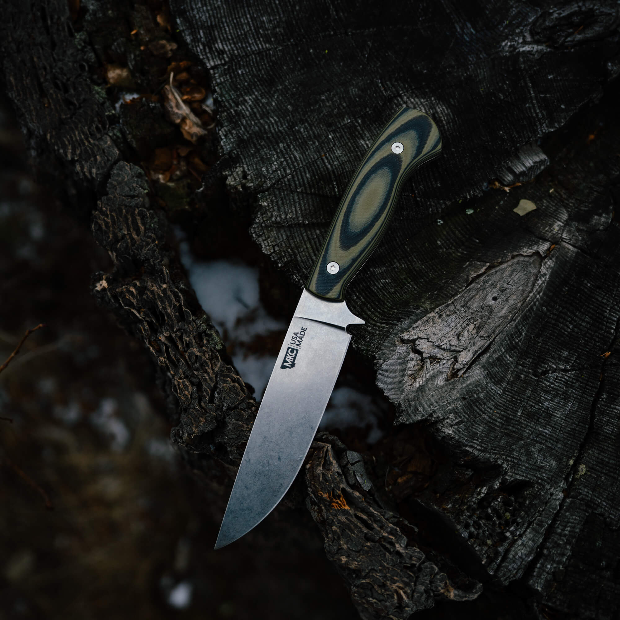 MAGNACUT SUPER CUB - DROP POINT HUNTER - GREEN & BLACK