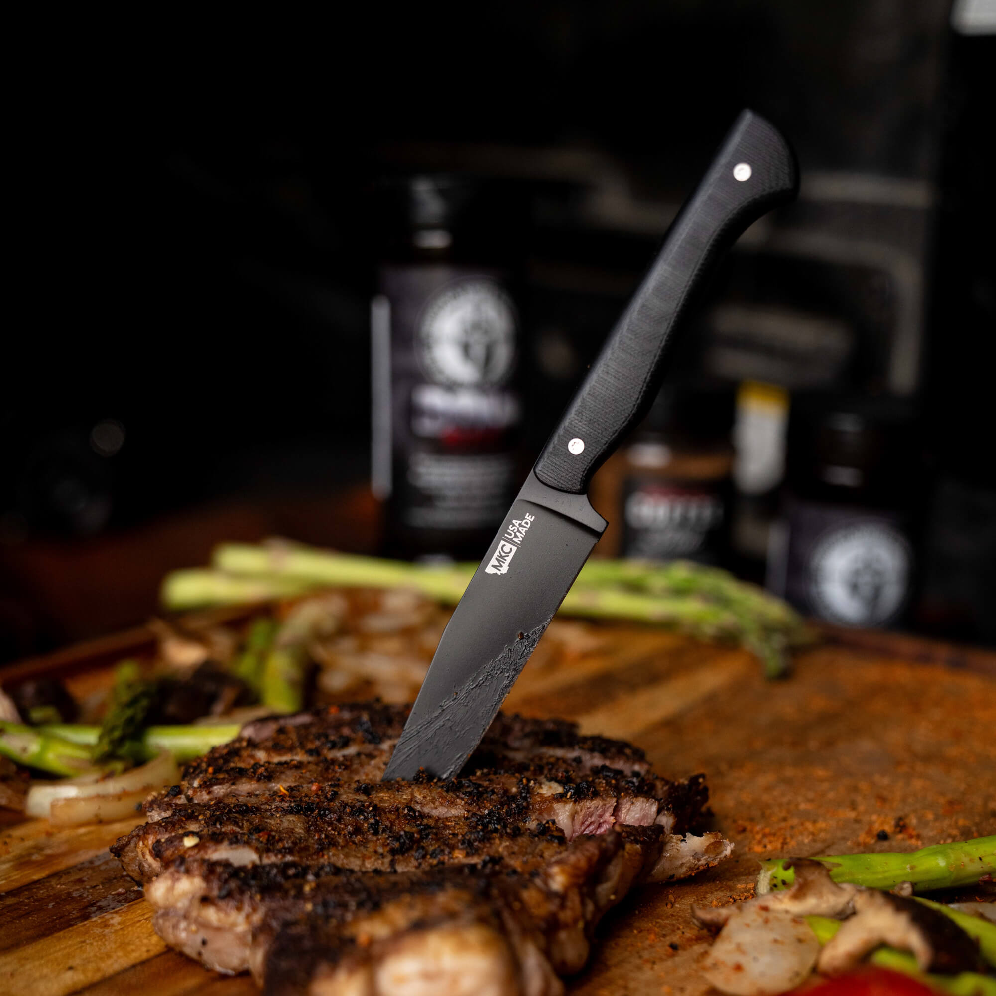 MKC STEAK KNIVES (SET OF 4) - PVD - BLACK