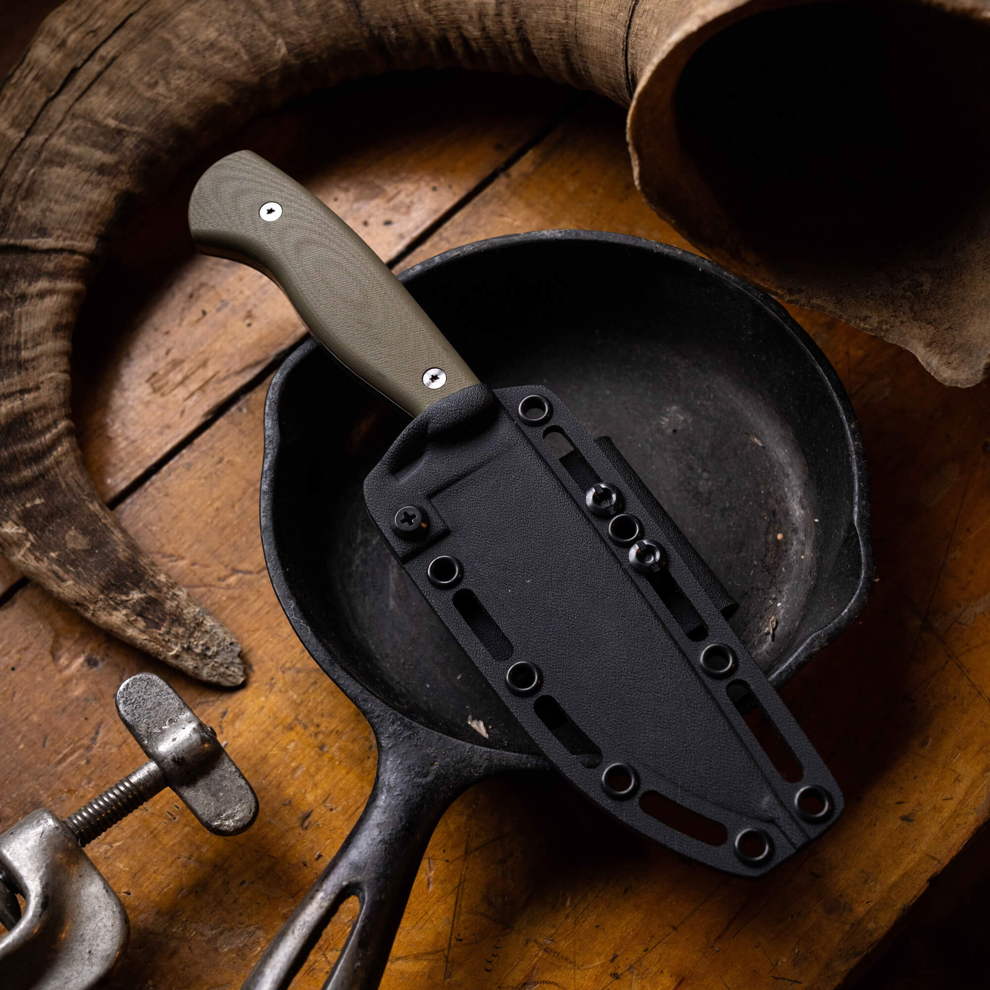 MAGNACUT SUPER CUB - DROP POINT HUNTER - OLIVE