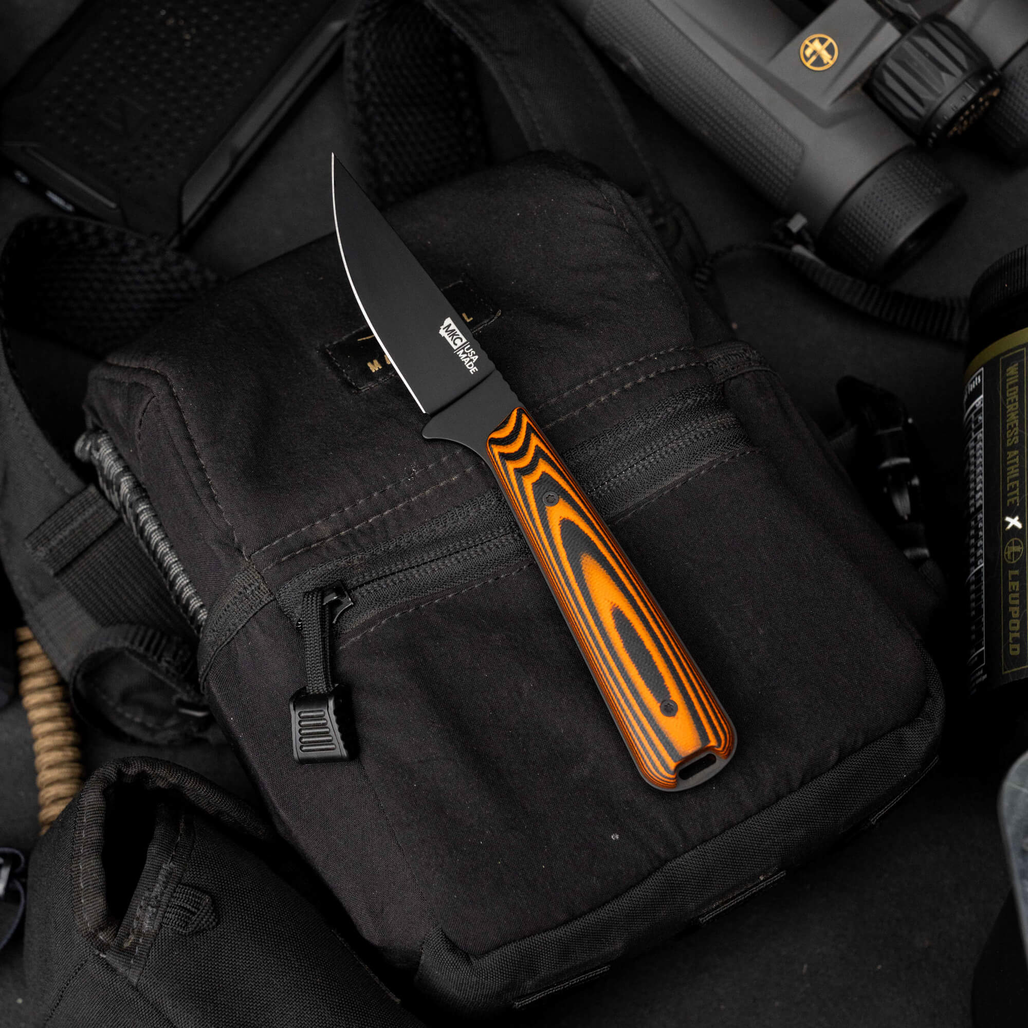 FLATTAIL - PVD - ORANGE & BLACK