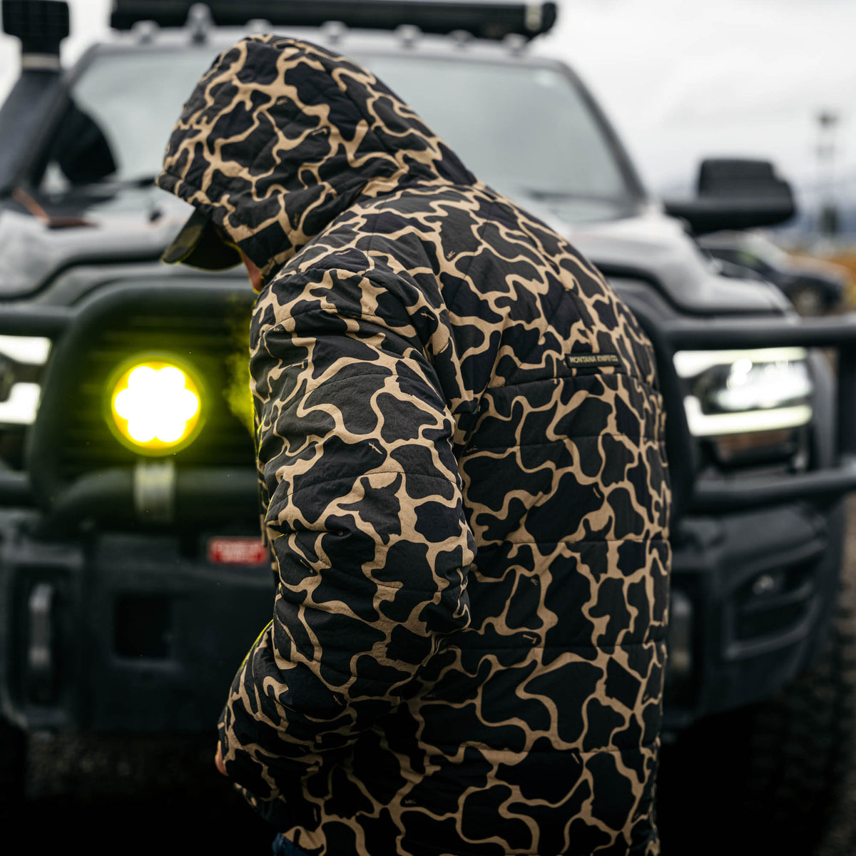 GRINNELL PUFFY ZIP JACKET 2.0 - CAMO