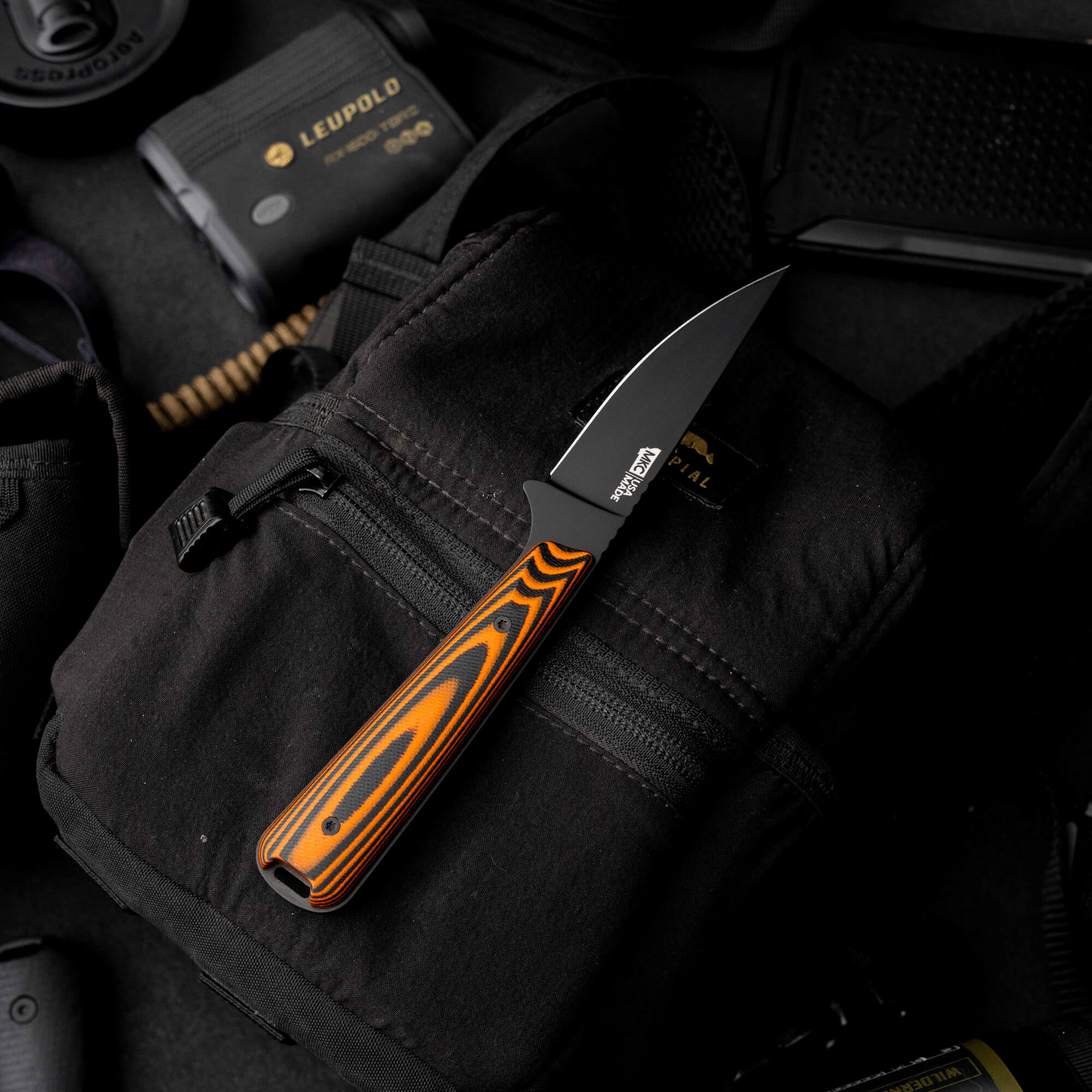 FLATTAIL - PVD - ORANGE & BLACK