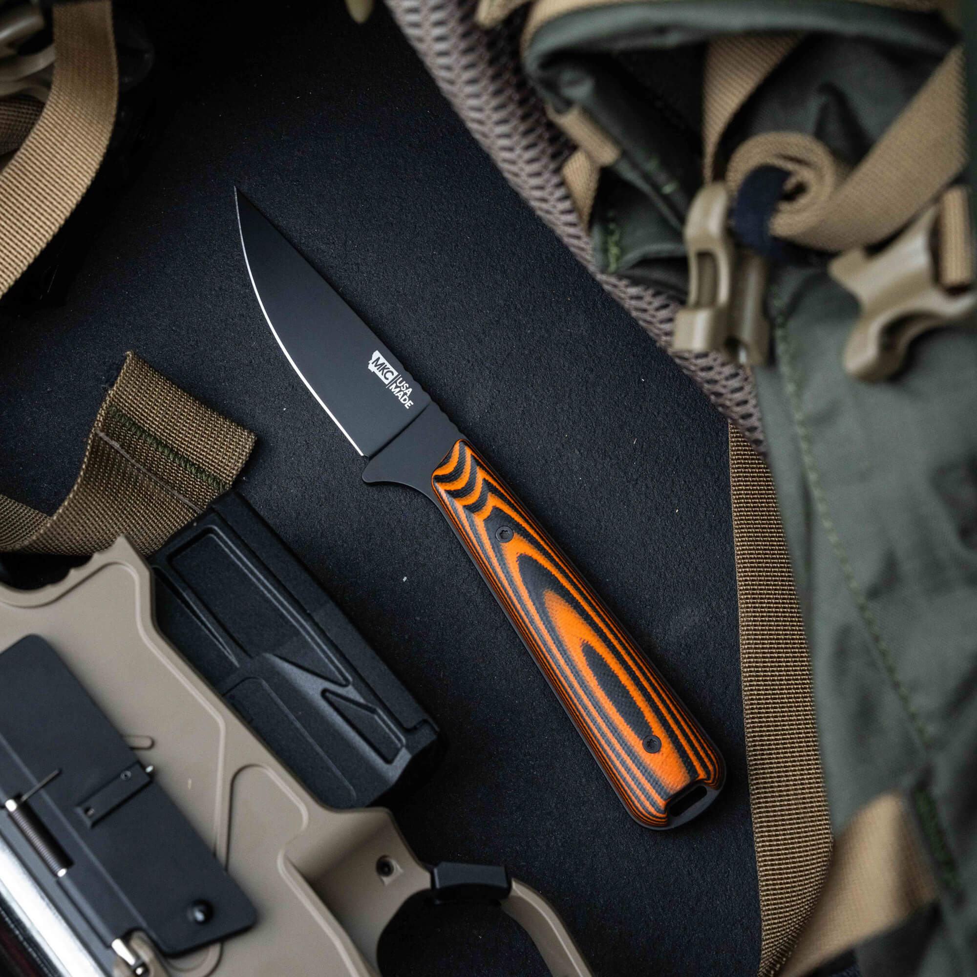 FLATTAIL - PVD - ORANGE & BLACK