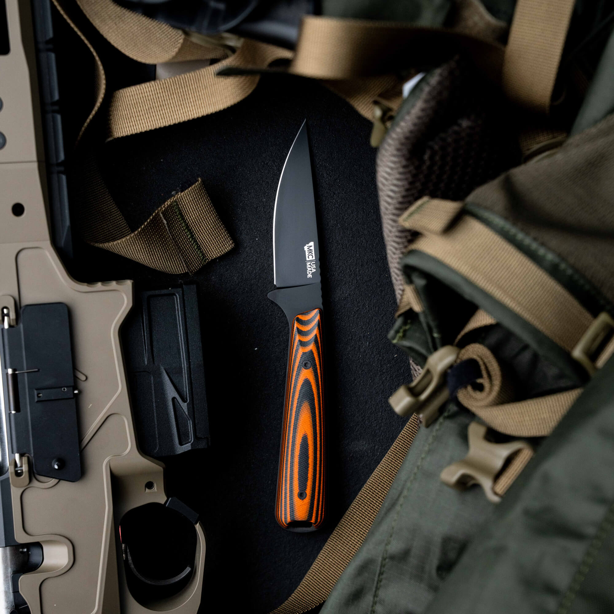 FLATTAIL - PVD - ORANGE & BLACK