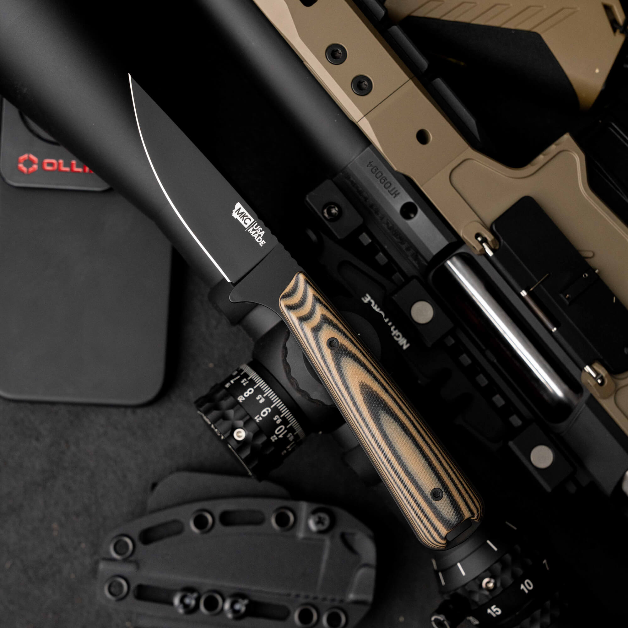 FLATTAIL - PVD - TAN & BLACK