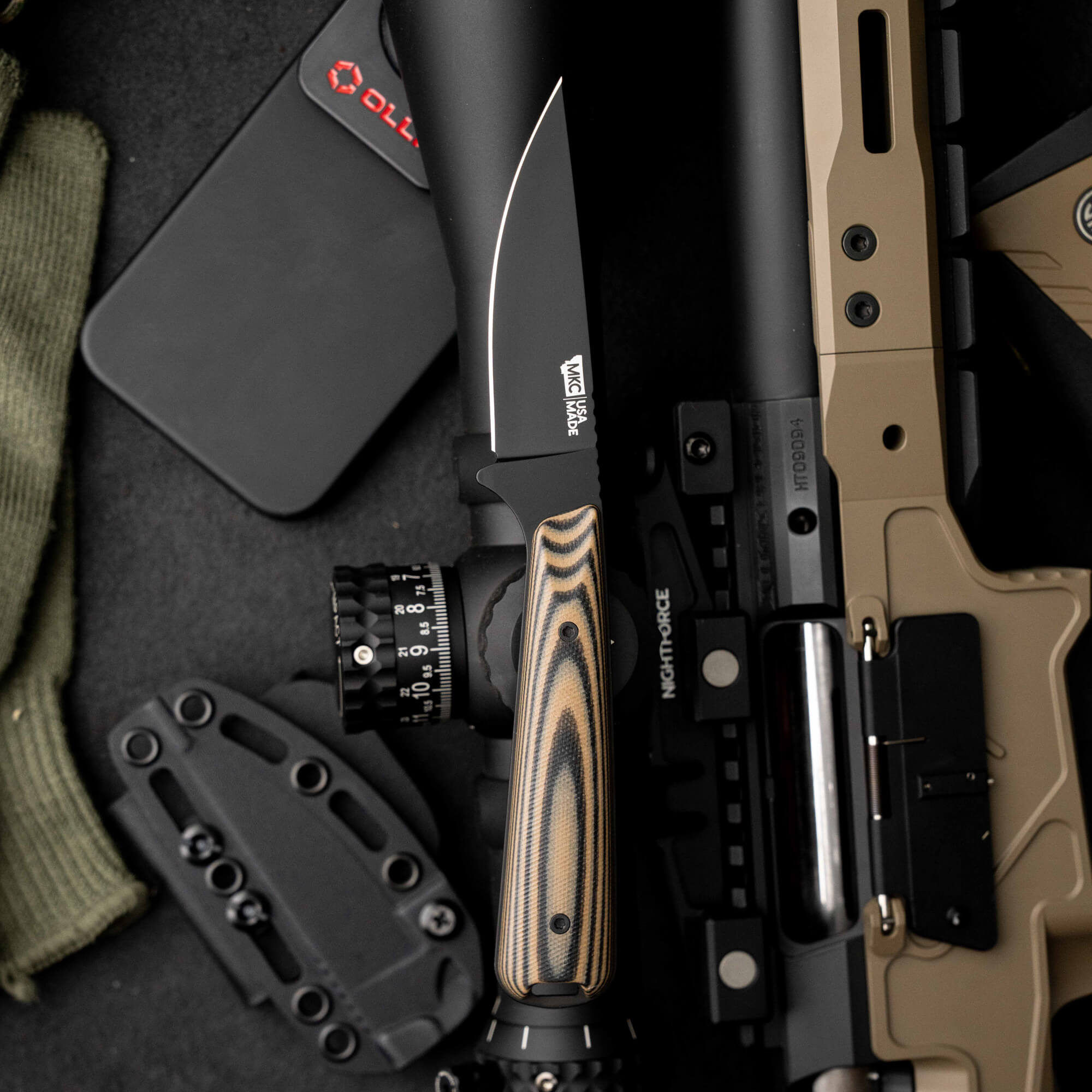 FLATTAIL - PVD - TAN & BLACK