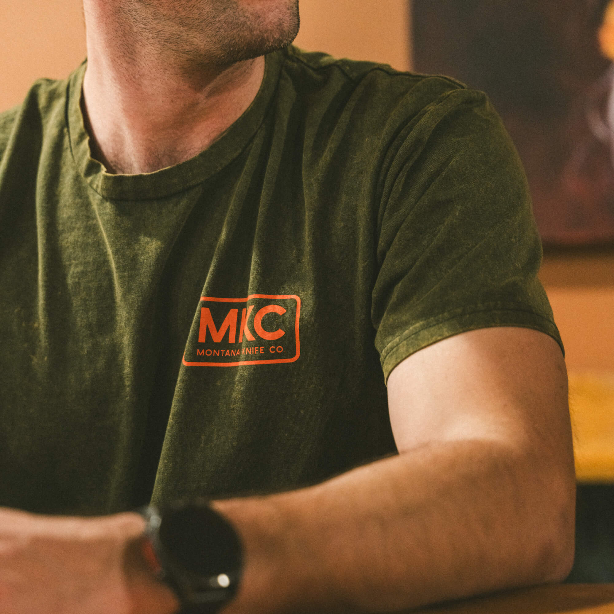 MKC STONEWASH TEE - DARK ARMY