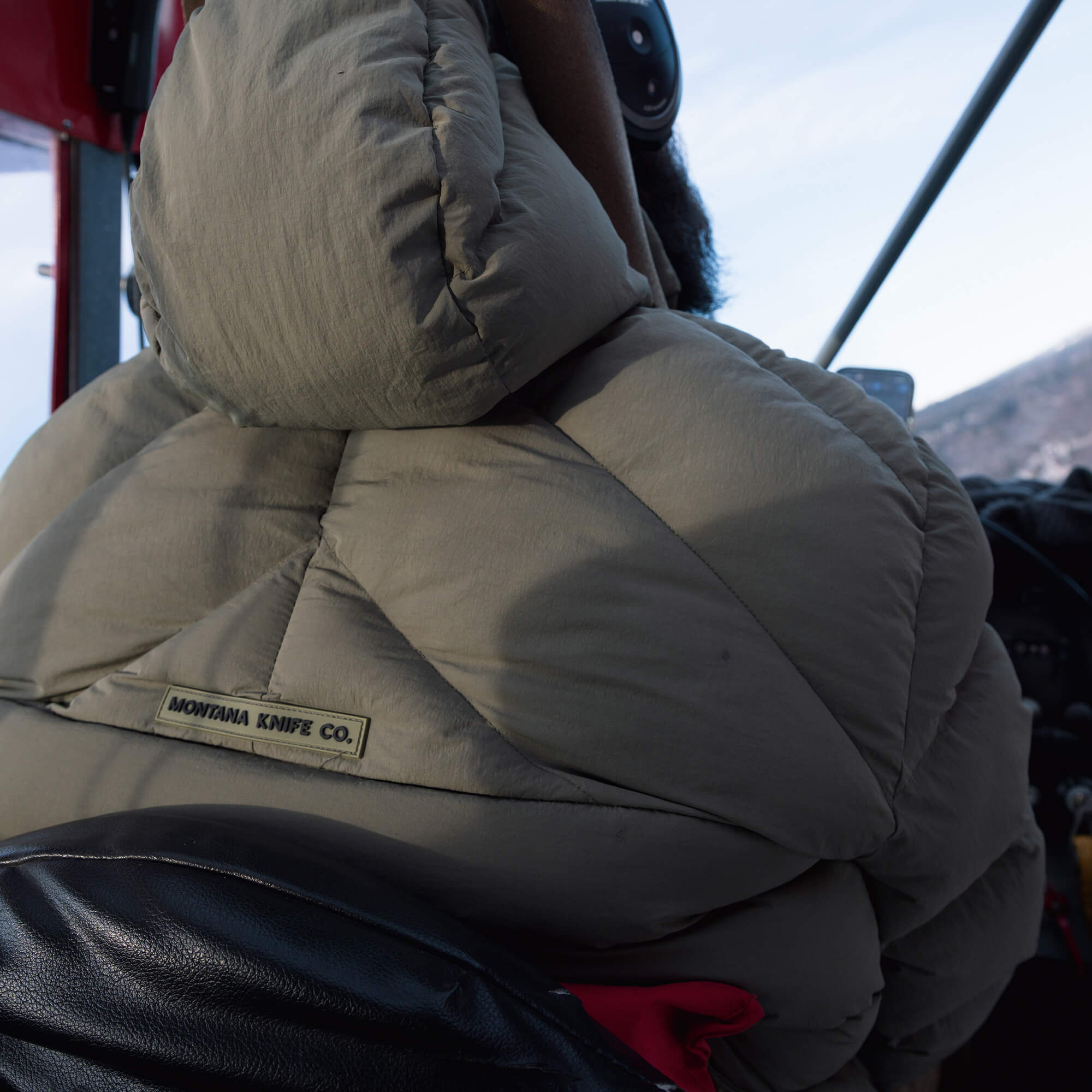 GRINNELL PUFFY ZIP JACKET - OLIVE