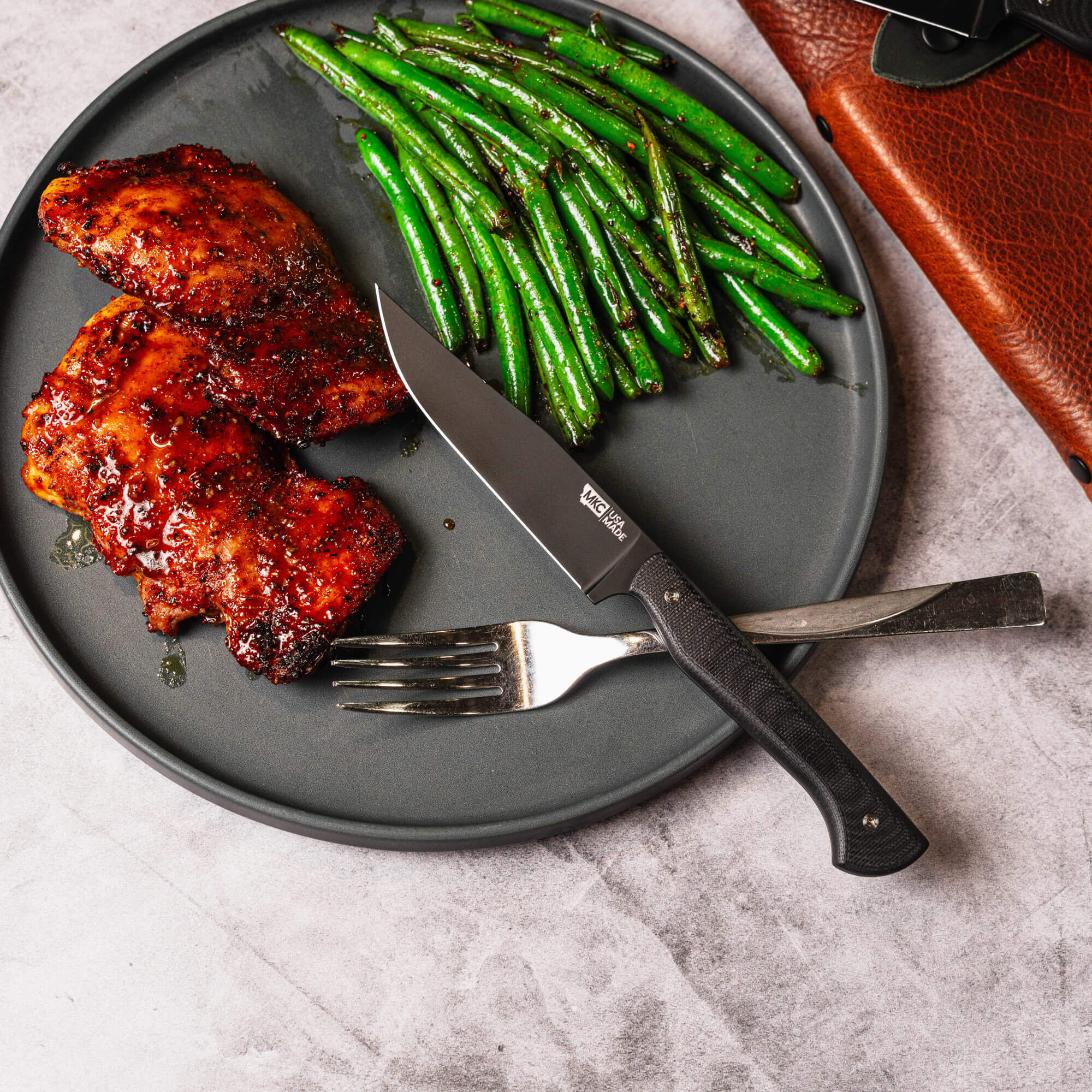 MKC STEAK KNIVES (SET OF 4) - PVD - BLACK