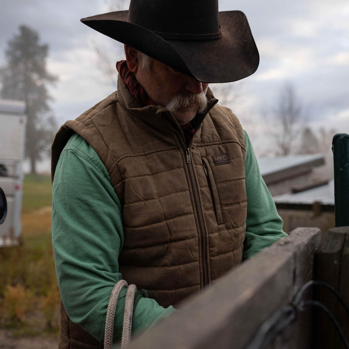 WHITEFISH WAXED CANVAS VEST